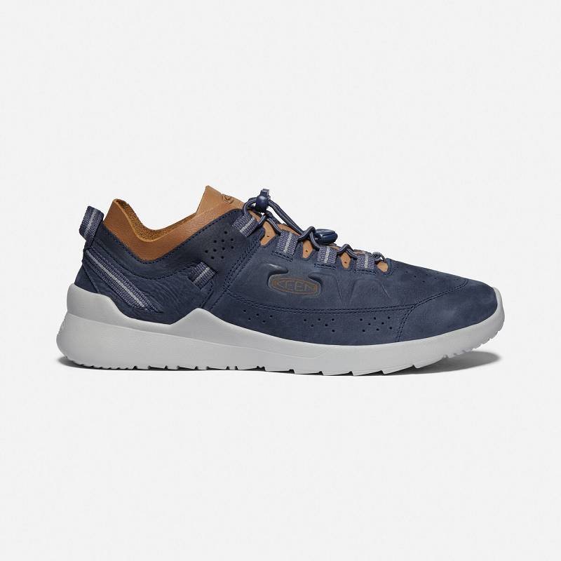 Keen Highland Sneakers Herren DE-20357 Blue Nights/Drizzle - Keen Herrenschuhe Blau